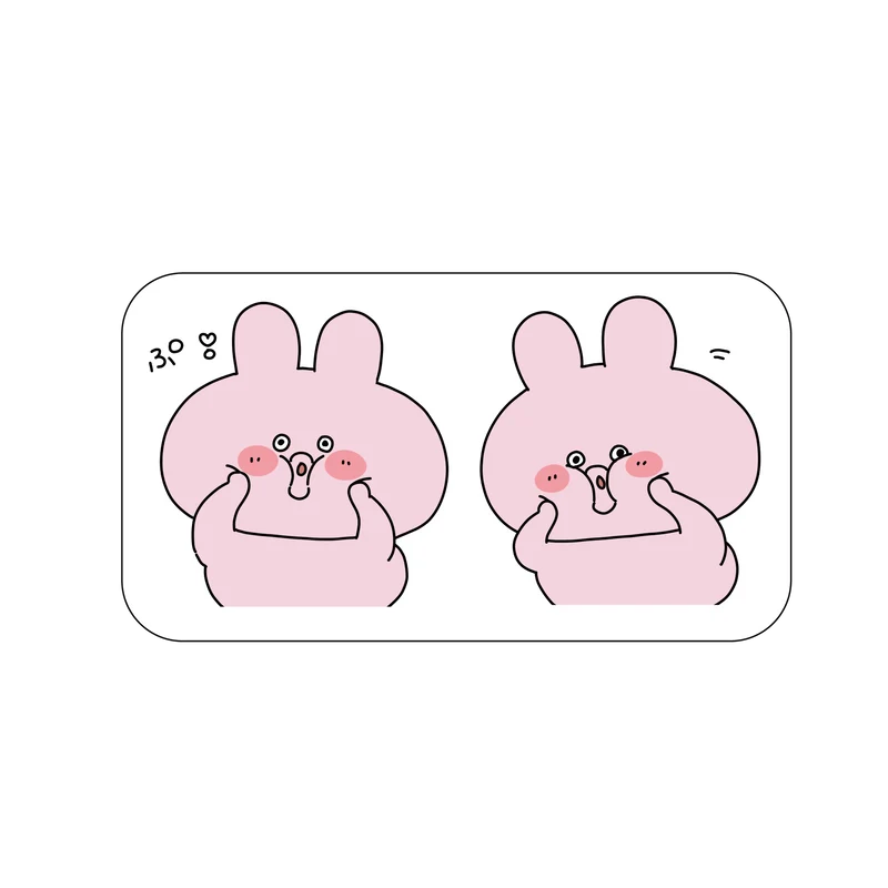 【あさみみちゃん】あっぷっぷステッカー【11月中旬発送】