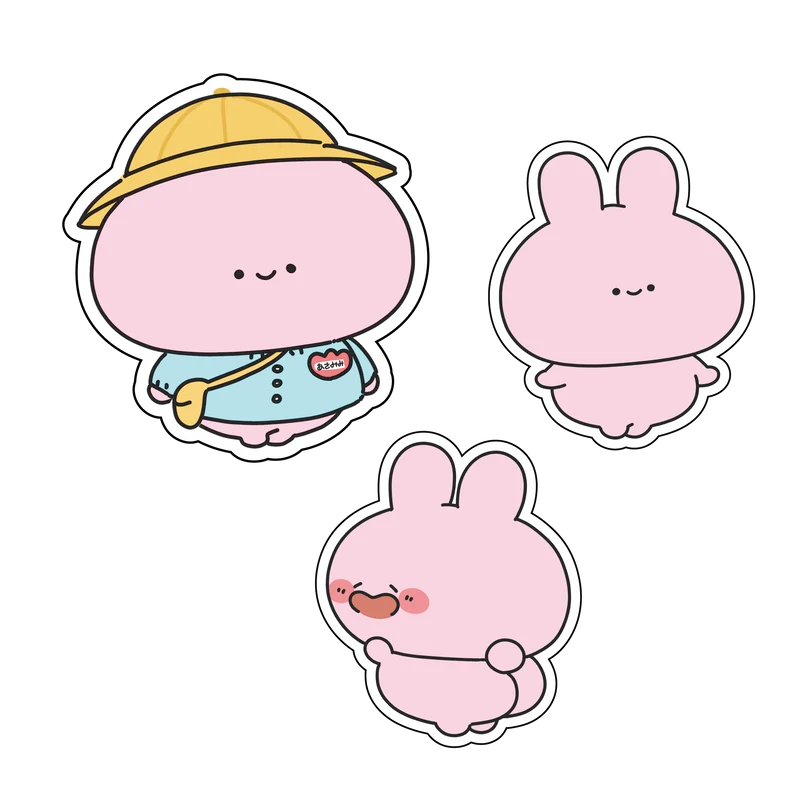 【あさみみちゃん】選べるステッカー（全3種）【11月中旬発送】