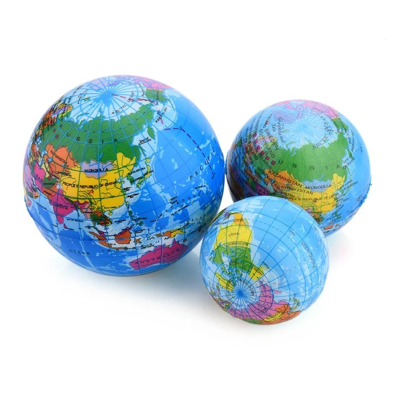 Balle Anti-Stress Globe Terrestre
