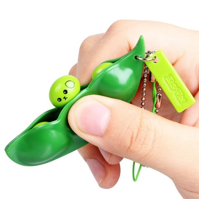 Porte Clé Anti-Stress Petit Pois