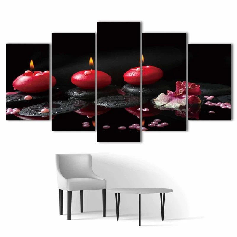 Tableau Zen Bougies
