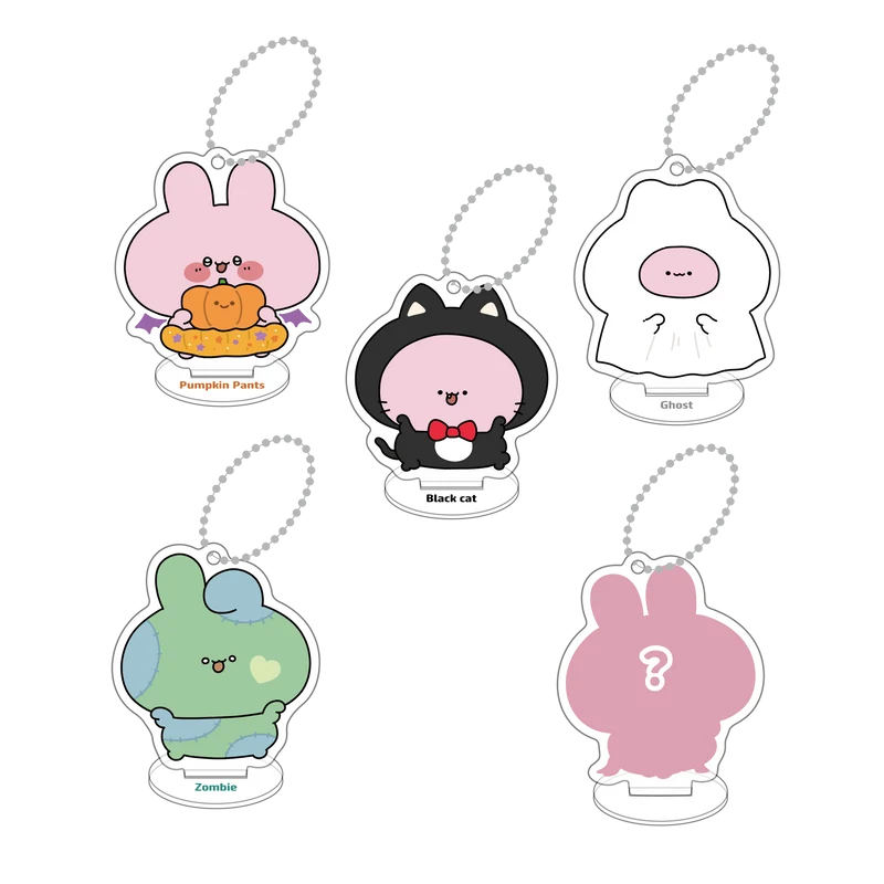 【あさみみちゃん】シークレットあり♪ランダムハロウィンアクスタキーホルダーコンプリートセット（全5種）【10月中旬発送】