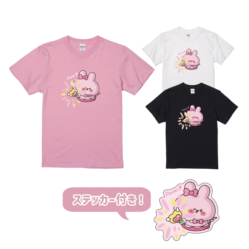 【あさみみちゃん】魔法少女あさみみTシャツ（ステッカー付き）【10月中旬発送】