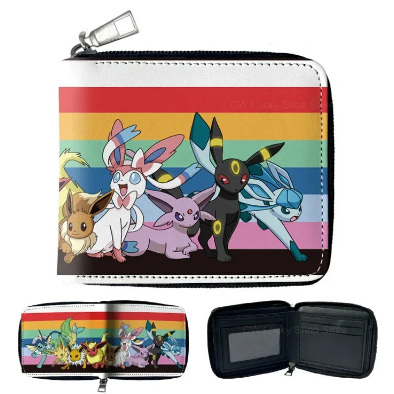 Portafoglio piccolo con cerniera di Eevee Evolutions