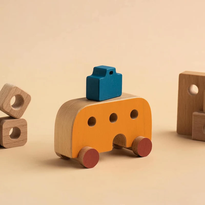 TRAVEL CAR - Macchinina di legno per bambini
