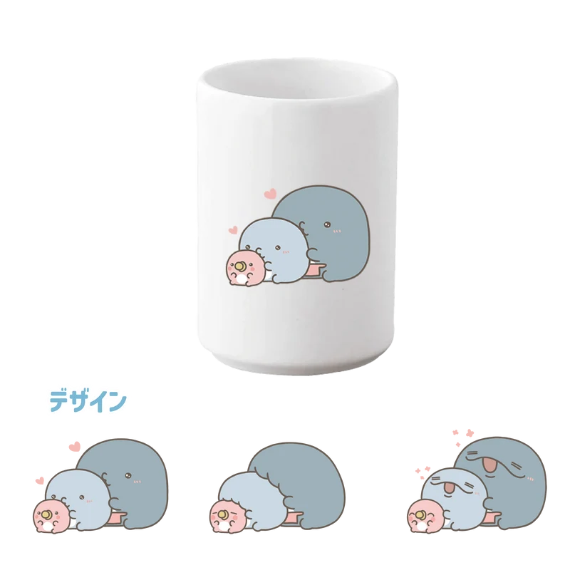 【親子イルカ】湯呑み【10月中旬発送】