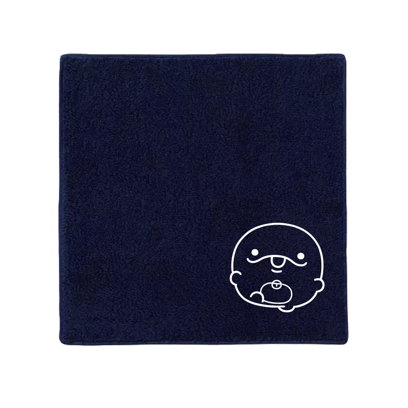 【親子イルカ】刺繍ミニタオル【9月下旬発送】