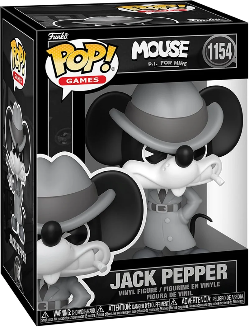 Funko Pop! Games: Mouse PI - Jack Pepper- 1154