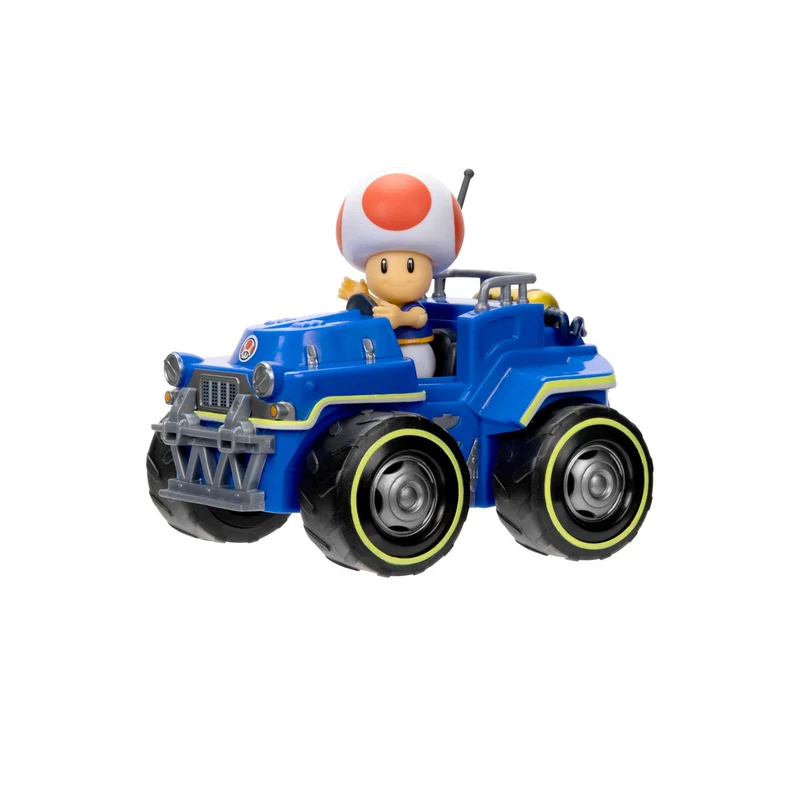 Super Mario Movie personaggi 6 cm con Kart - Toad