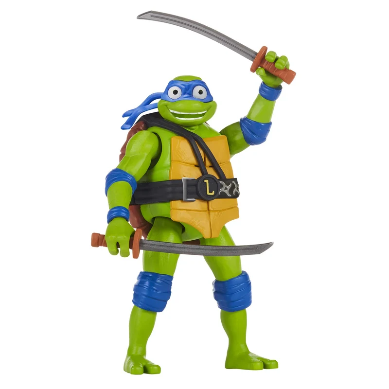 Tartarughe Ninja - Turtles Action Figure Deluxe Ninja Shouts Leonardo