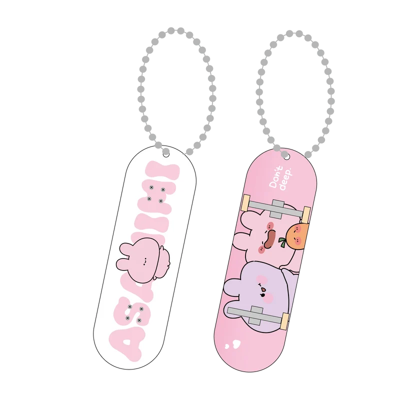 【あさみみちゃん】スケボーキーホルダー【7月中旬発送】
