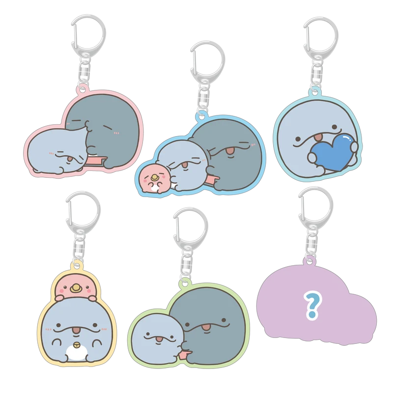 【親子イルカ】シークレットあり♪ランダムクリアカラーアクキー（全6種）【7月中旬発送】