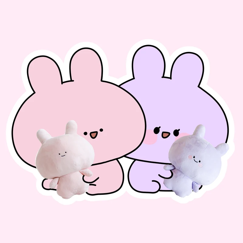 【あさみみちゃん】あさみみちゃん&あねみみちゃん30cmぬいぐるみセット【数量限定】