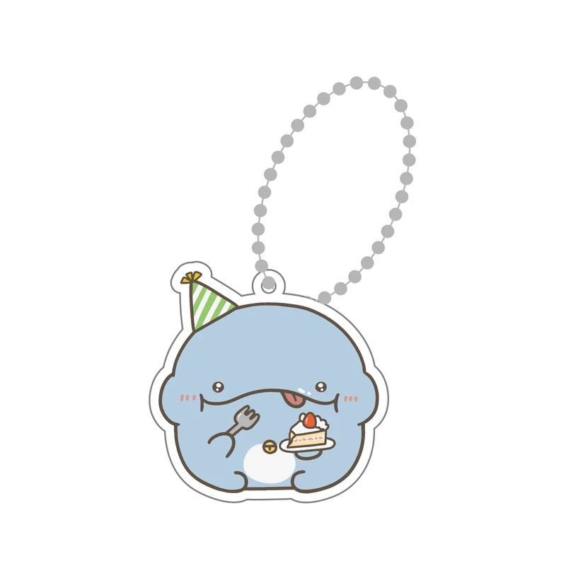【親子イルカ】バースデーアクキー【6月中旬発送】