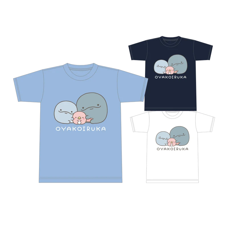 【親子イルカ】プリントTシャツ【6月中旬発送】