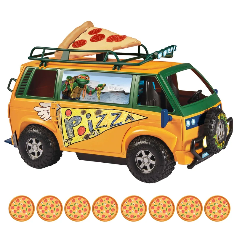 Tartarughe Ninja - Turtles Veicolo Lancia Pizze