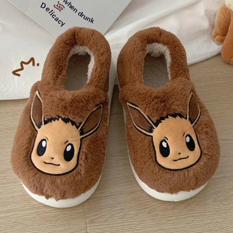 Pantofole per bambini Fluffy Eevee, Bulbasaur, Pikachu