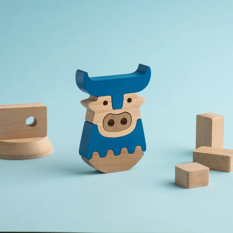 MINOTAUR - Gioco incastro legno