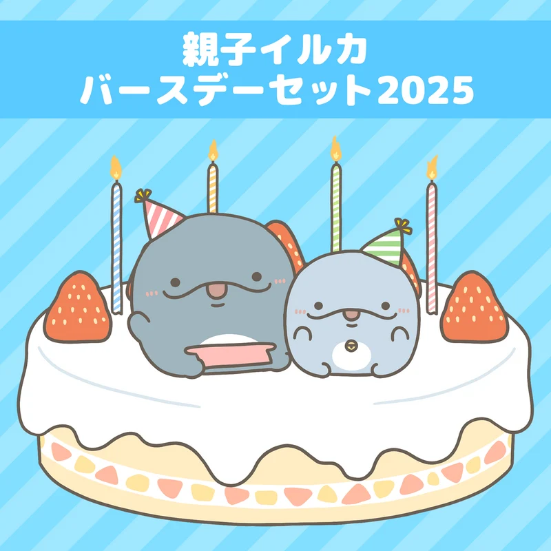 【親子イルカ】親子イルカバースデーセット2025【6月中旬発送】