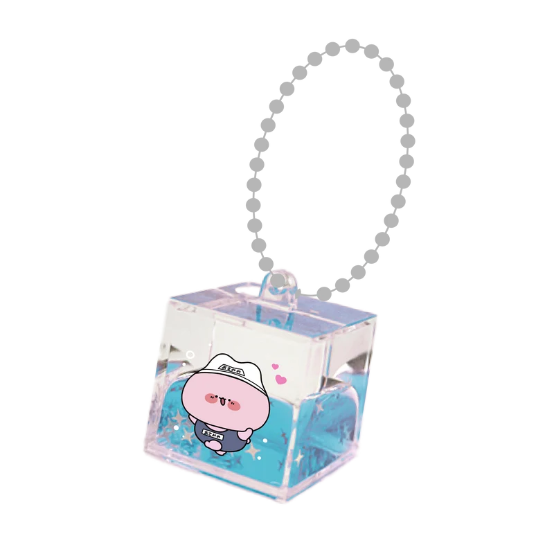 【あさみみちゃん】水泳あさみみのリキッドボトルキーホルダー【6月中旬発送】