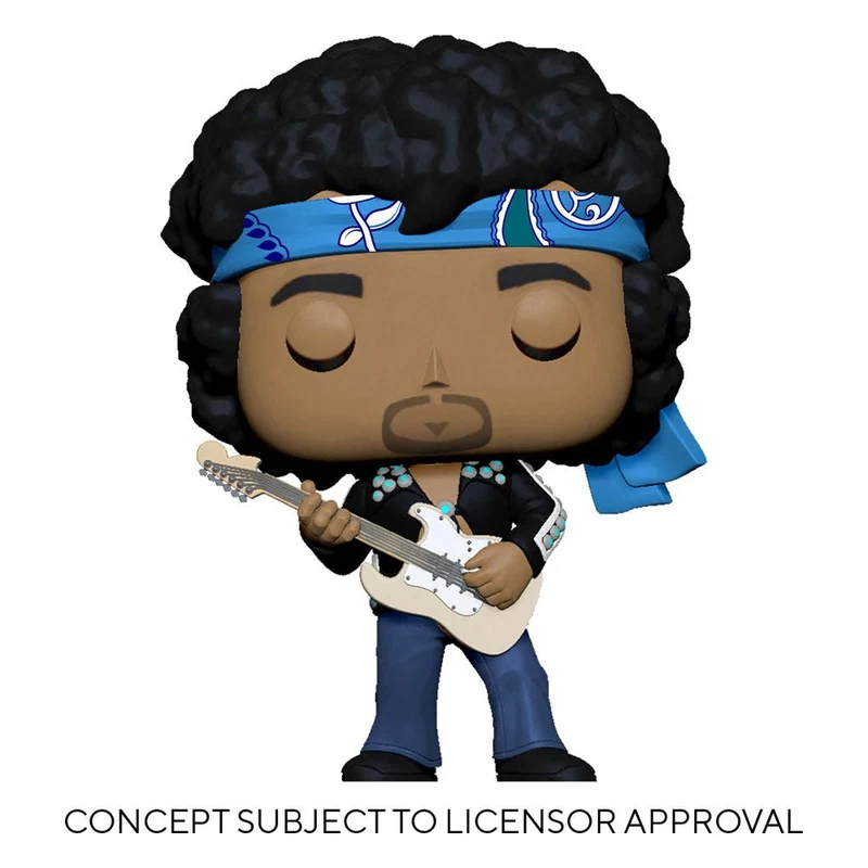 Jimi Hendrix POP! Rocks Jimi Hendrix (Live in Maui Jacket) 9 cm