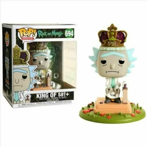 Rick & Morty Electronic POP! with Sound Rick on Toilet 9 cm PRE-ORDER 04-2022