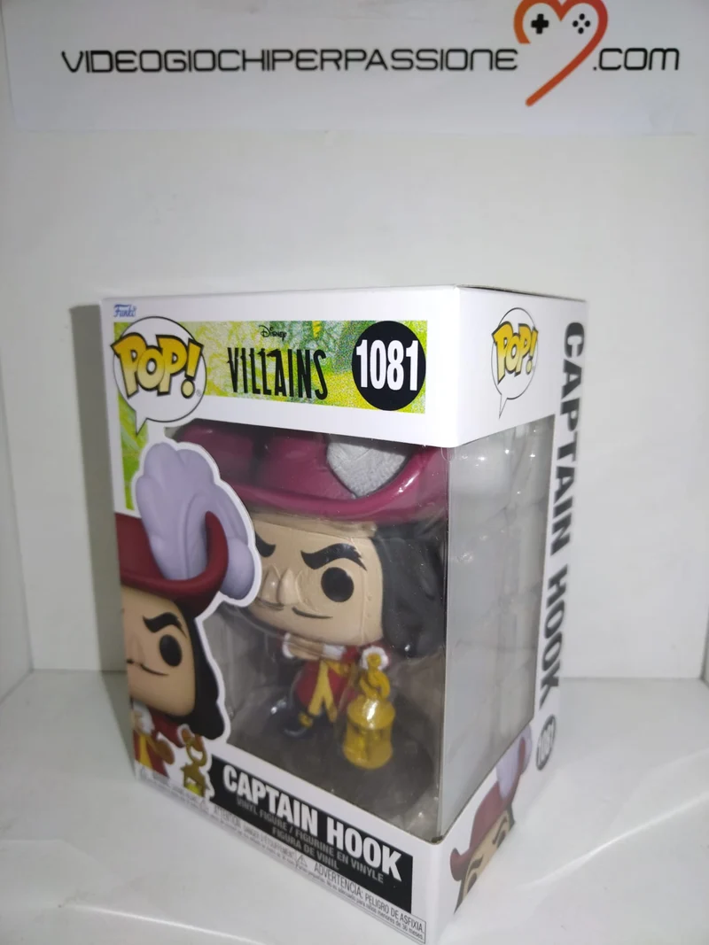 Disney: Villains POP! Disney Captain Hook 9 cm