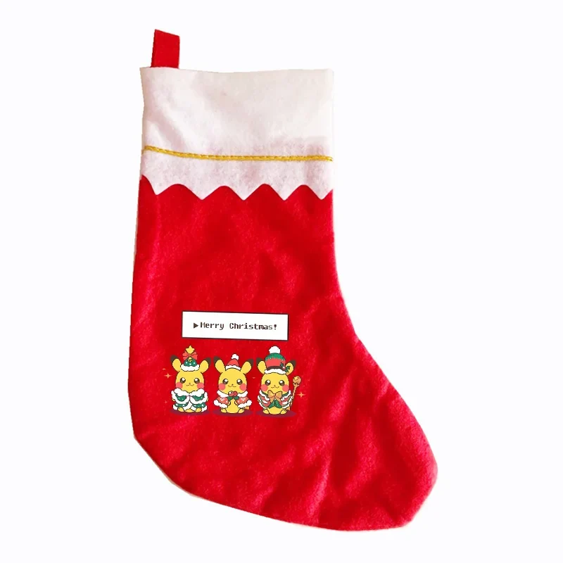 Stivali Pokemon Babbo Natale - Calze natalizie con motivo Pikachu