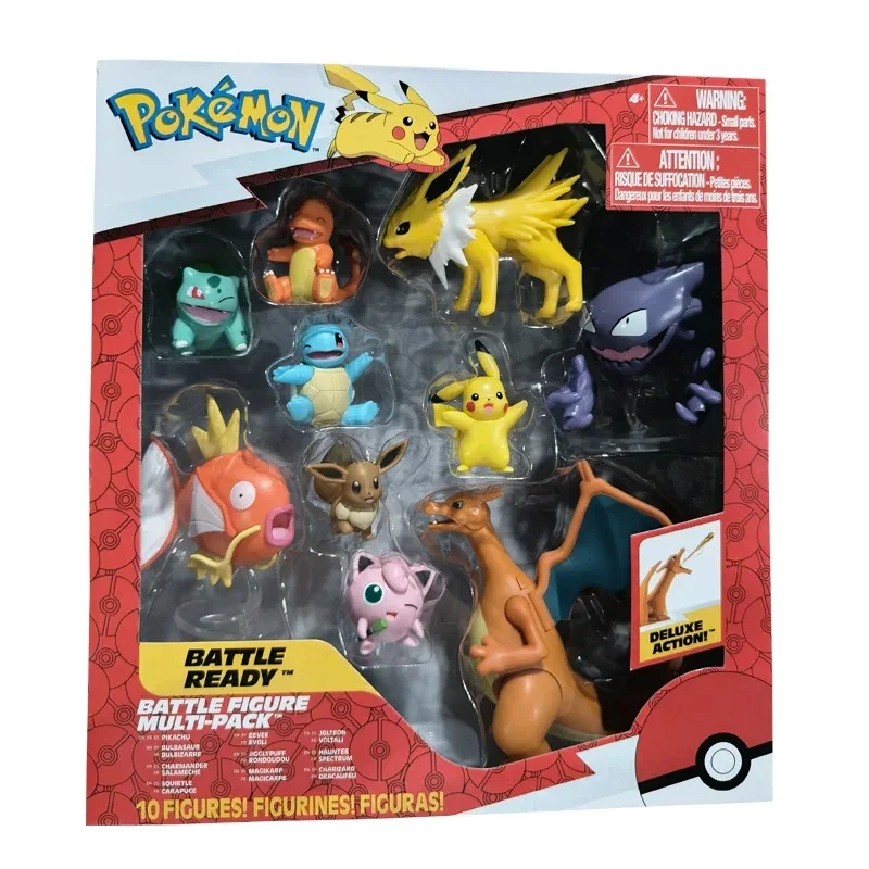 Pokemon Ultimate Battle Figures Set di giocattoli con 10 personaggi