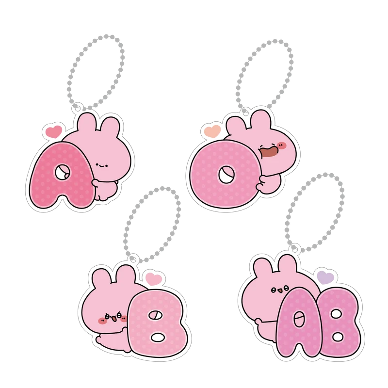 【あさみみちゃん】血液型アクキー【3月中旬発送】