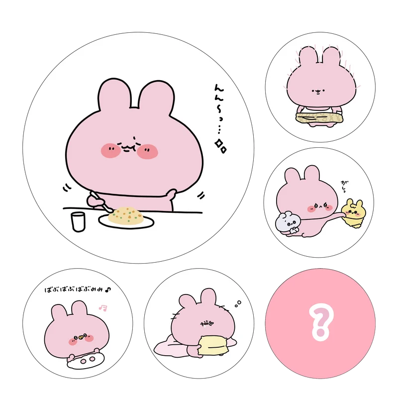 【あさみみちゃん】シークレットあり♪ランダム缶バッジ（全6種）【3月中旬発送】