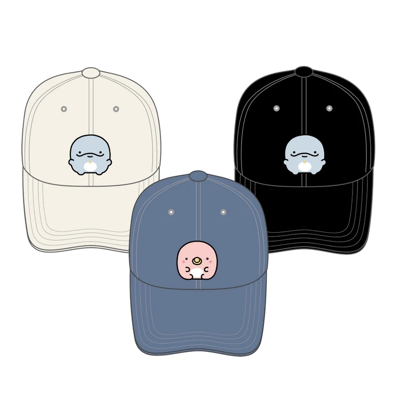 【親子イルカ】息子ちゃんとピーちゃんが選べるキャップ【2月中旬発送】