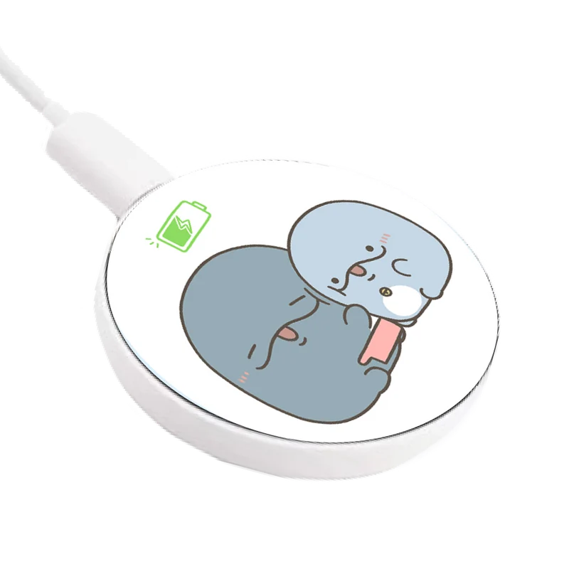 【親子イルカ】ピタッとくっついて充電♪MagSafeワイヤレス充電器【2月中旬発送】