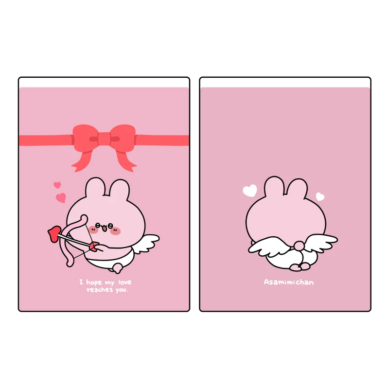 【あさみみちゃん】あさみみキューピッドラッピング袋（2枚入り）