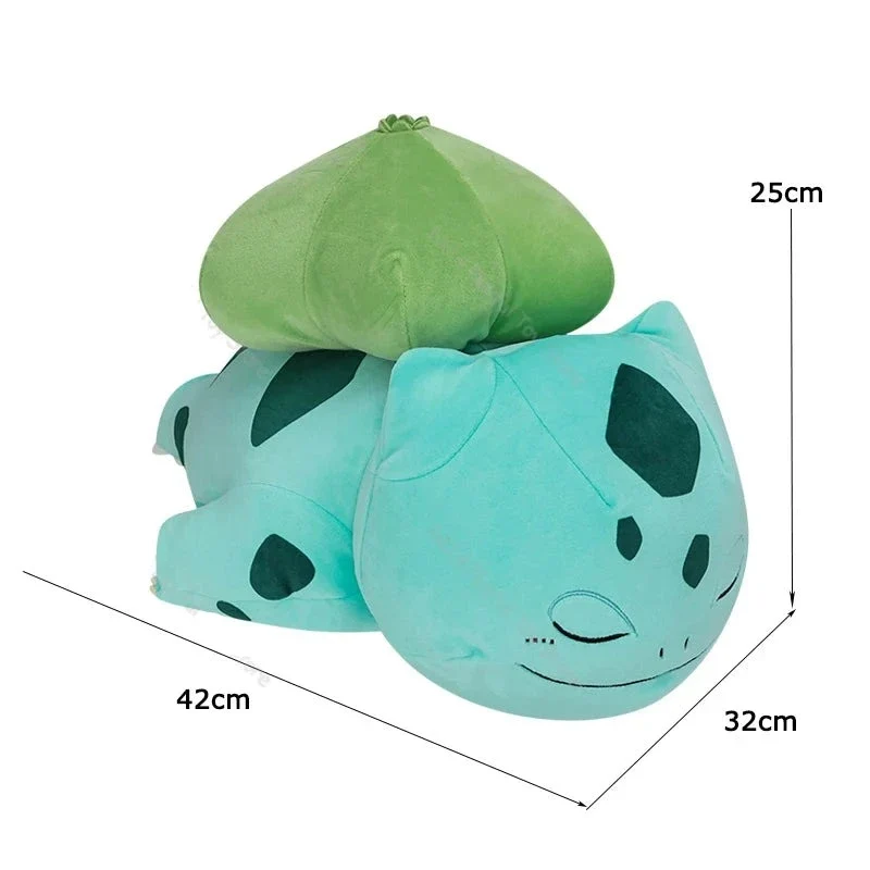 Cuscino di peluche XXL Snorlax, Bulbasaur, Enton, Squirtle, Mew, Dragoran o Flegmon