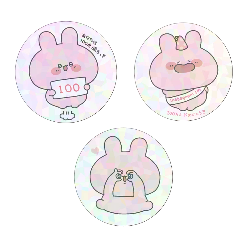 【あさみみちゃん】100万人記念❣ランダムキラキラ缶バッジコンプリートセット【12月中旬発送】
