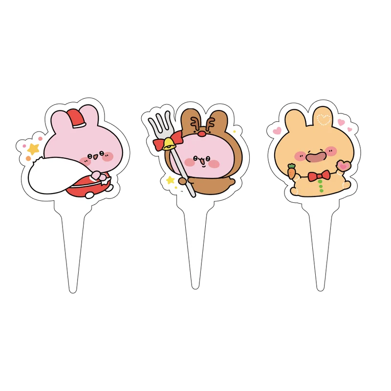 【あさみみちゃん】ハッピークリスマス✨アクリルピックコンプリートセット【12月中旬発送】