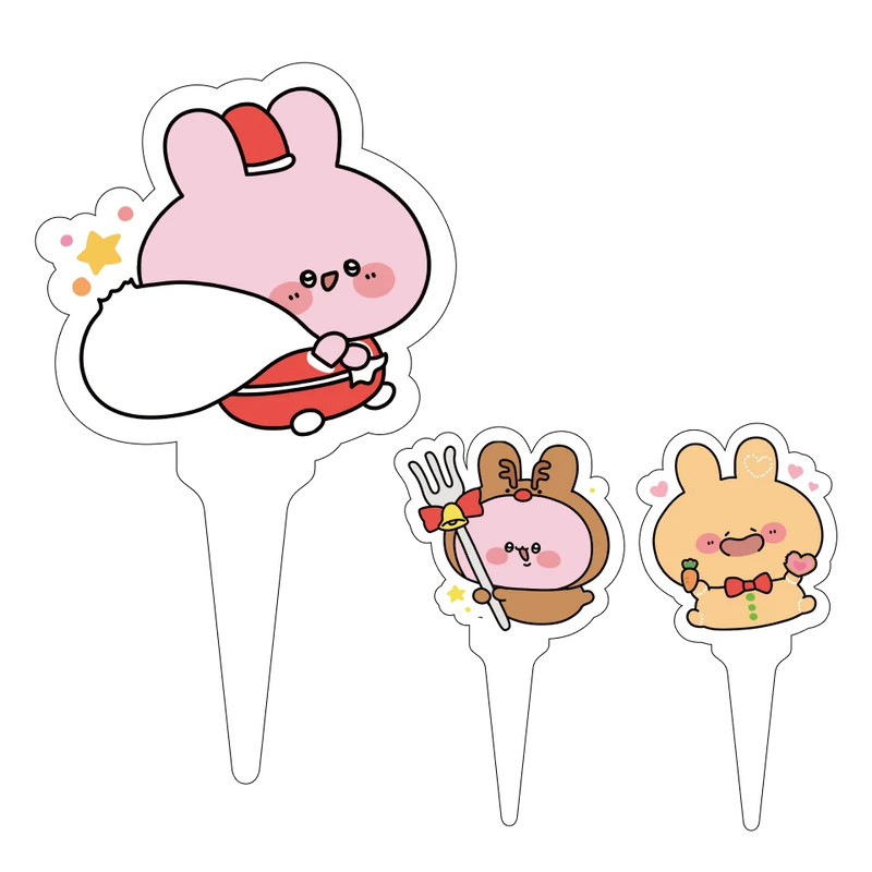 【あさみみちゃん】ハッピークリスマス✨アクリルピック【12月中旬発送】