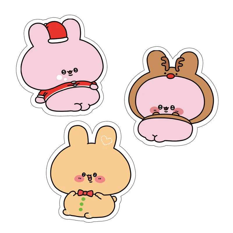 【あさみみちゃん】ハッピークリスマス✨ステッカーコンプリートセット【12月中旬発送】
