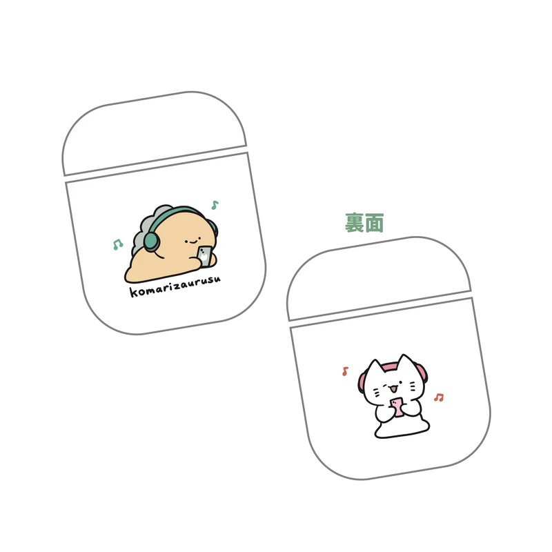 【困りザウルス】困りザウルスのAir Podsケース【5月中旬発送】