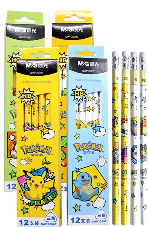 12 matite Pokemon Pikachu