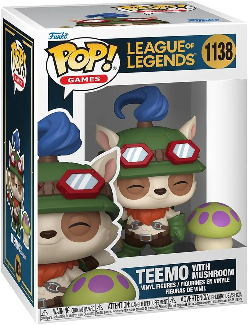 Funko Pop! League of Legends - Teemo with Mushroom -1138-