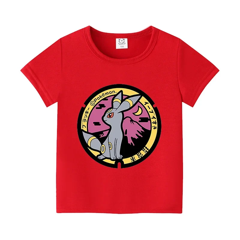 Magliette colorate per bambini con motivi Pokemon