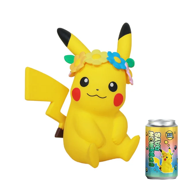 Figure da collezione Pokemon Pikachu con latta
