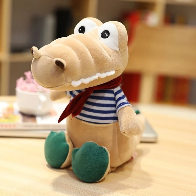 Simpatici coccodrilli peluche coccodrillo peluche