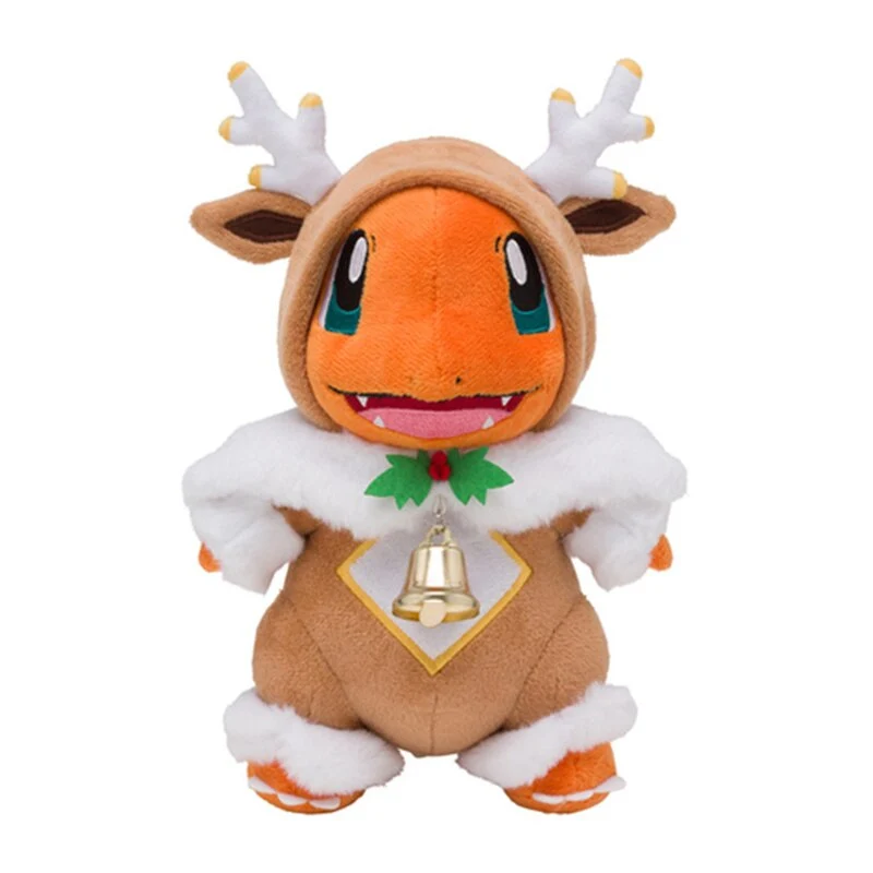 Glumanda Charmander Peluche Cosplay Christmas Edition (circa 24 cm)
