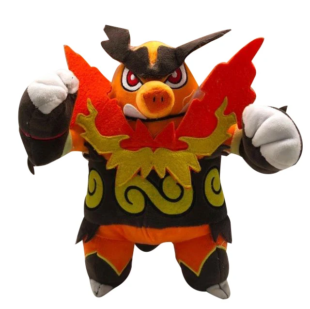 Flambirex Emboar peluche Pokemon (circa 24 cm)