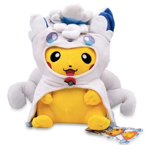 Cosplay di Pikachu come peluche Vulpix di fuoco o ghiaccio (circa 30 cm)