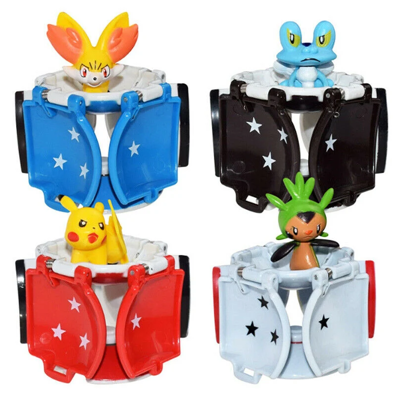 Set Poke Ball con 12 pezzi Pokeball e personaggi Pokemon