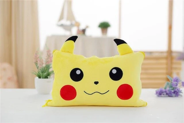 Coperta / cuscino di flanella Pokemon Fluffy Pikachu 120x160cm